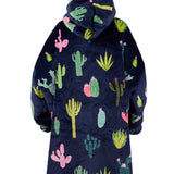 Pure Western Adults Cactus Snuggle Hoodie - Navy