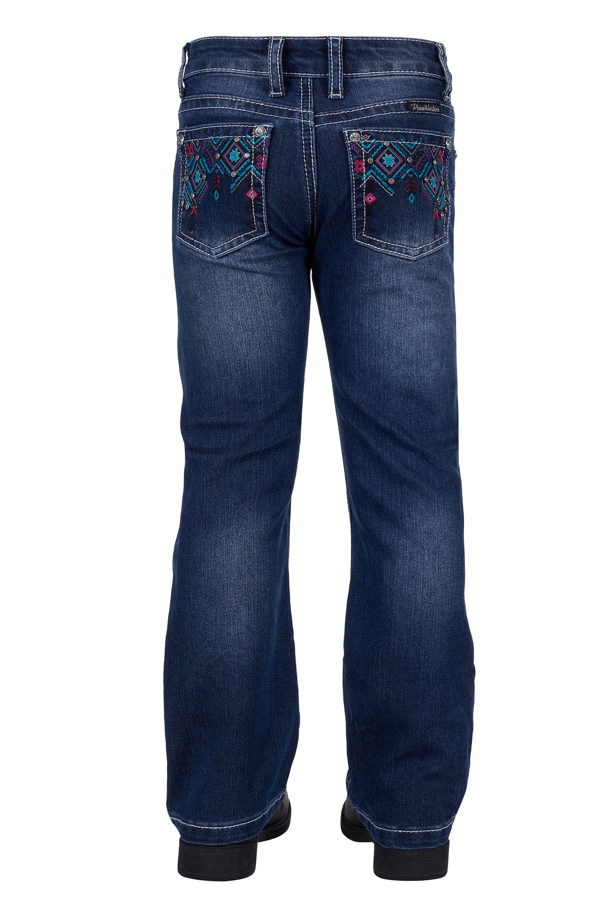 Pure Western Girls Alana Boot Cut Jean - Dusk