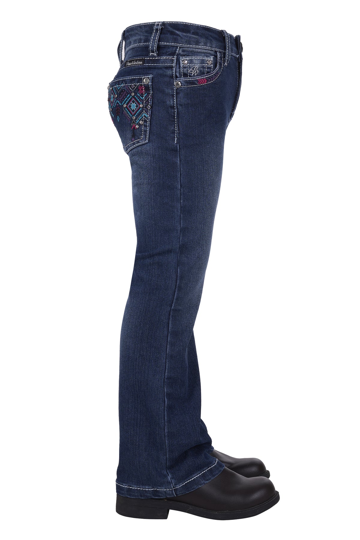 Pure Western Girls Alana Boot Cut Jean - Dusk