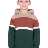 Pure Western Boys Harry Hoodie - Green/Multi