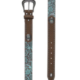 Pure Western Brielle Belt - Tan/Turquoise