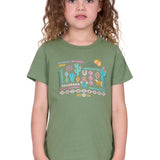 Pure Western Girls Candice Tee - Moss