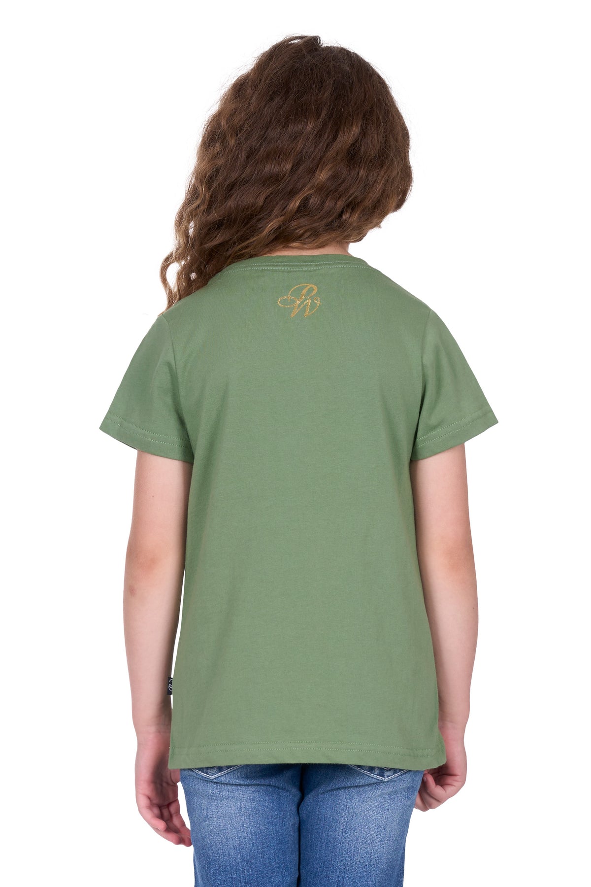 Pure Western Girls Candice Tee - Moss