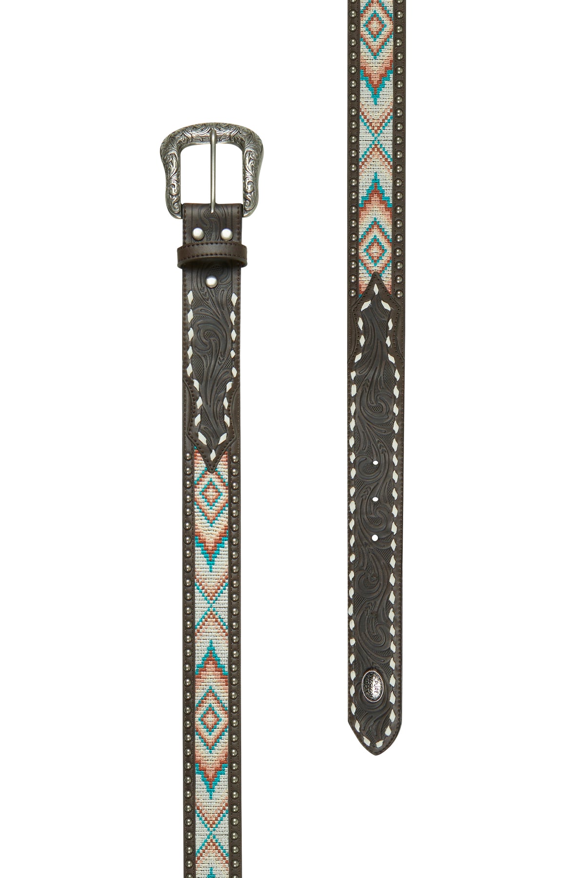 Pure Western Womens Carla Belt - Dark Tan