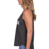 Pure Western Womens Cindy Tank - Charcoal Marle