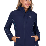 Pure Westenr Womens Corine Softshell Jacket - Navy