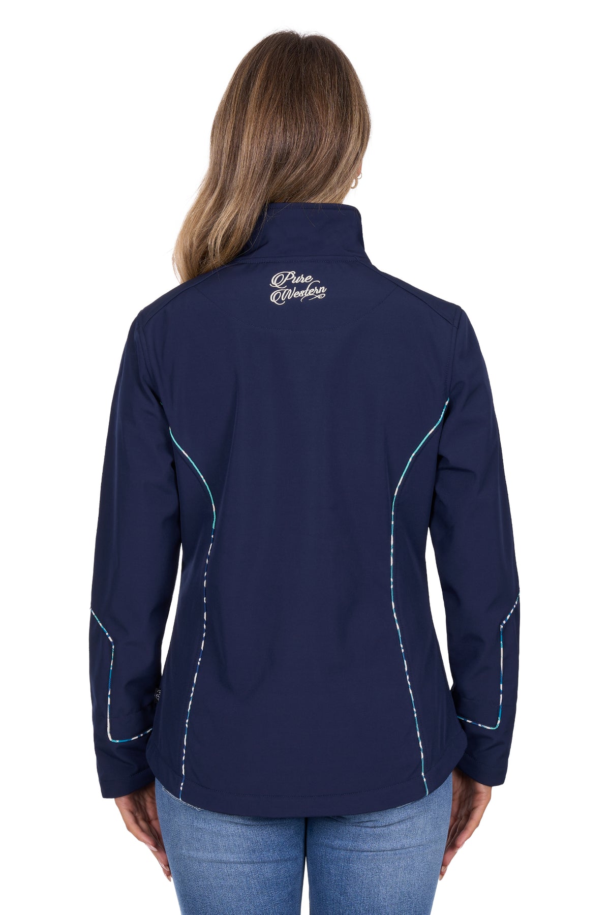 Pure Westenr Womens Corine Softshell Jacket - Navy