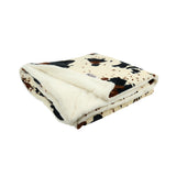 Pure Western Cow Print Snuggle blanket - Cow Pattern