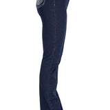 Pure Western Womens Daph High Rise Boot Cut Jean - Dark Ink