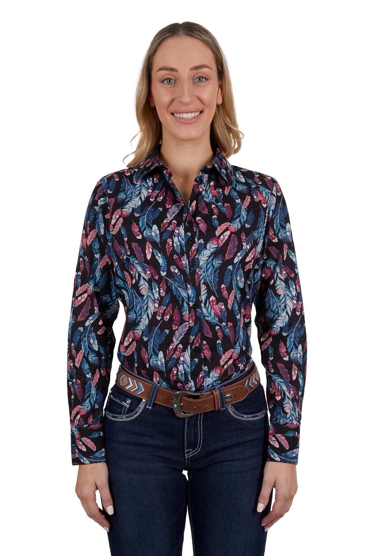 Pure Western Womens Edwina Shirt - Multi