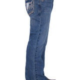 Pure Western Girls Ariana Boot Cut Jean- Retro Blue
