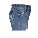 Pure Western Girls Bailey Short - Retro Blue