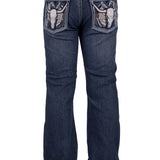 Pure Western Girls Bec Boot Cut Jean - Indigo