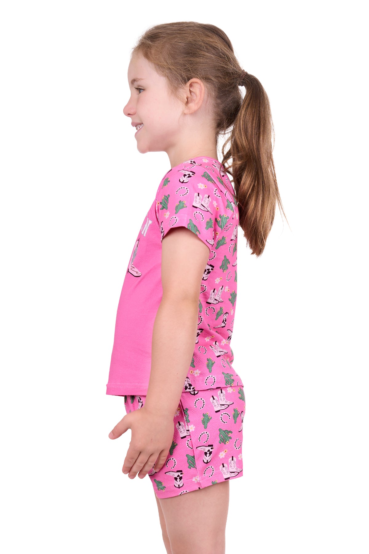 Pure Western Girls Cactus Pyjamas - Pink