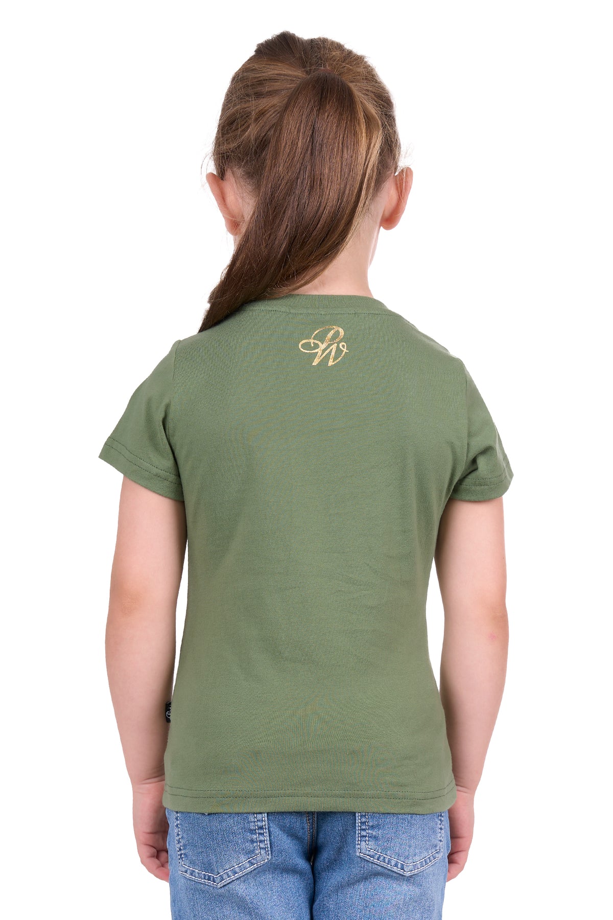 Pure Western Girls Camilla Tee - Green