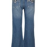Pure Western Girls Gia Boot Cut Jean - Retro Blue