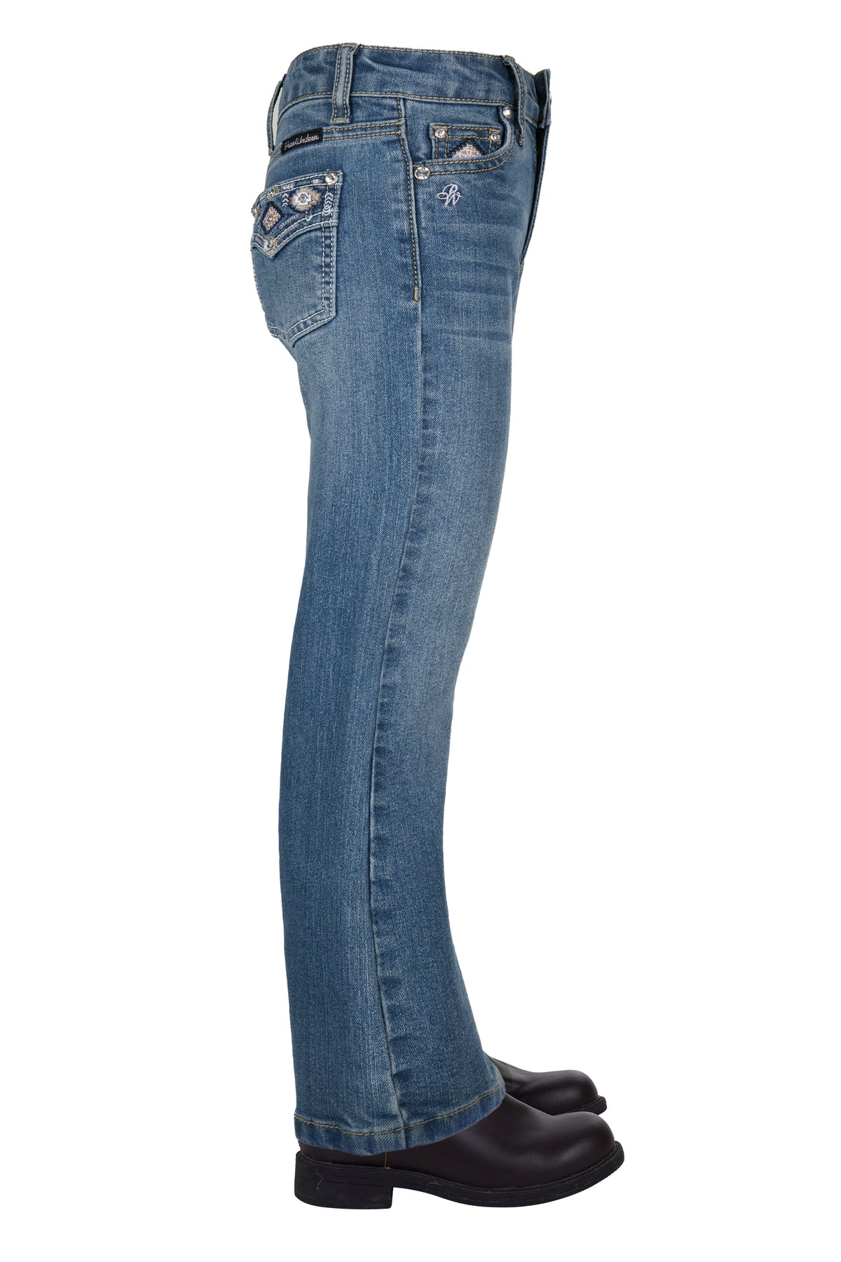 Pure Western Girls Gia Boot Cut Jean - Retro Blue