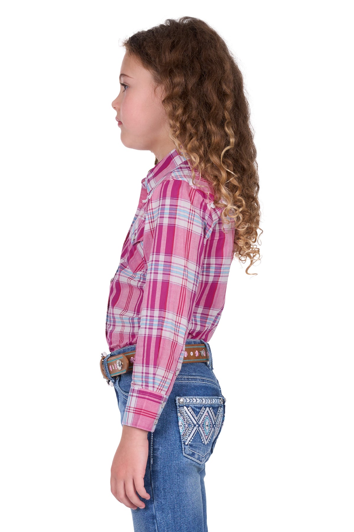Pure Western Girls Leni Shirt- Pink