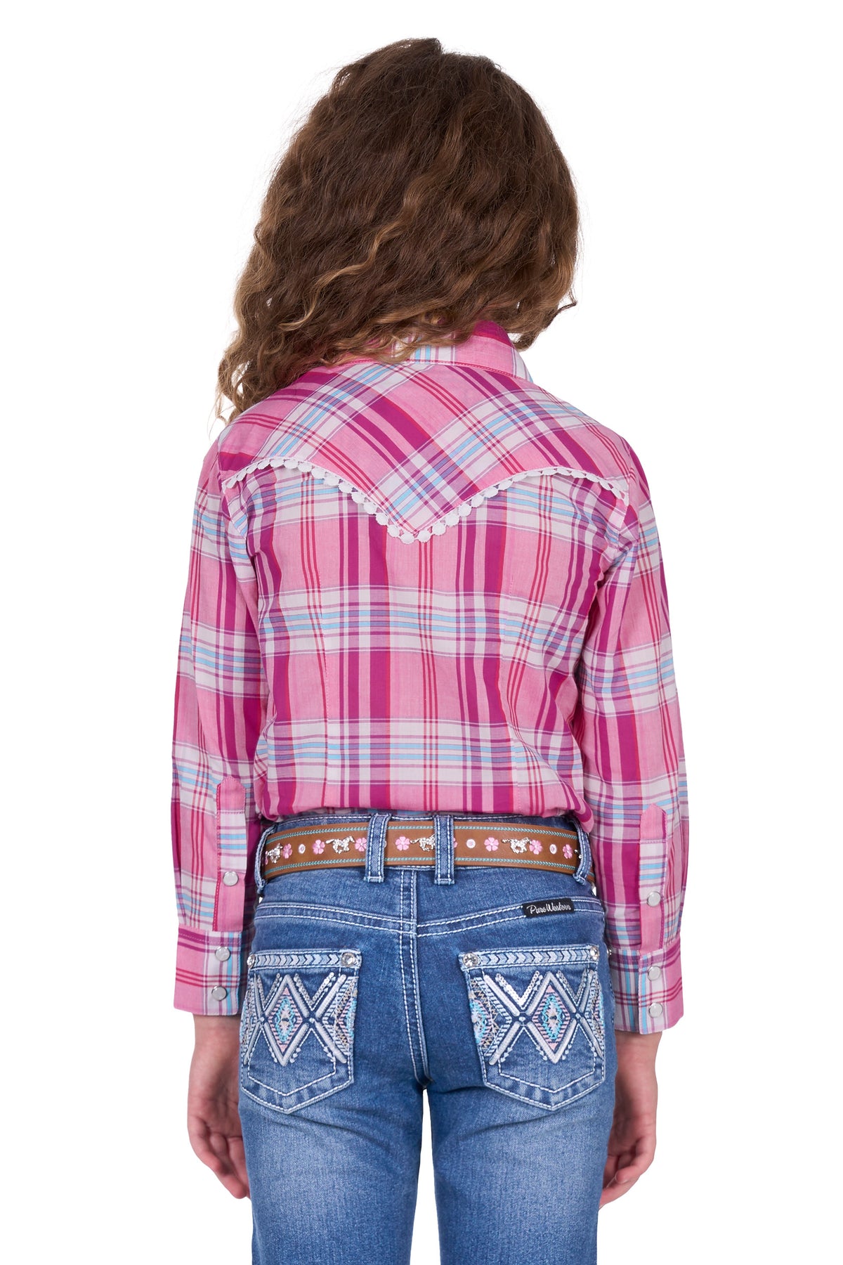 Pure Western Girls Leni Shirt- Pink