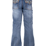 Pure Western Girls Nina Boot Cut Jean - Moonshine