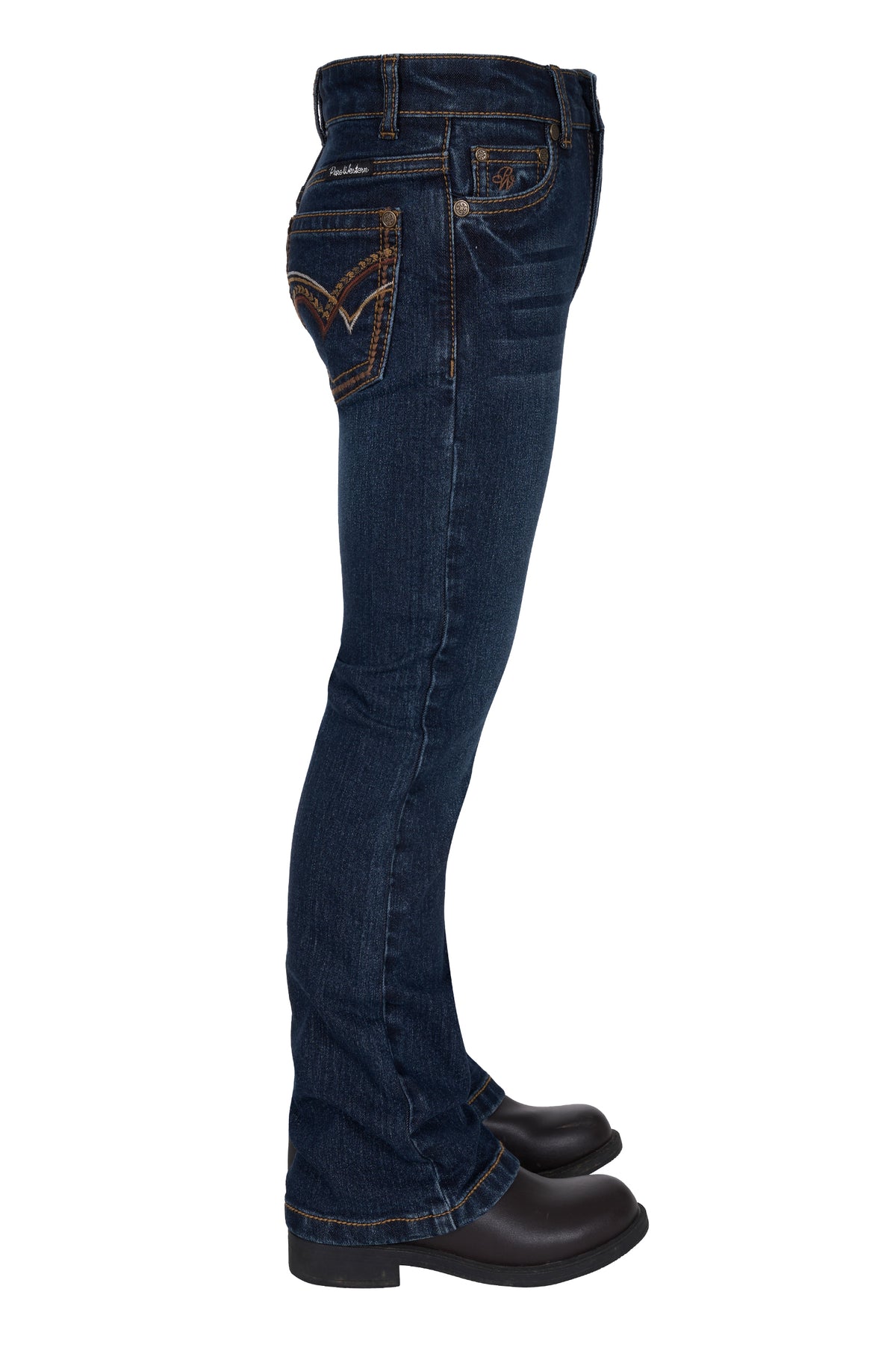 Pure Western Girls Sam Boot Cut Jean - Midnight