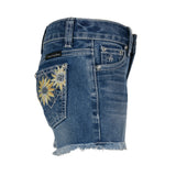 Pure Western Girls Peyton Short - Retro Blue
