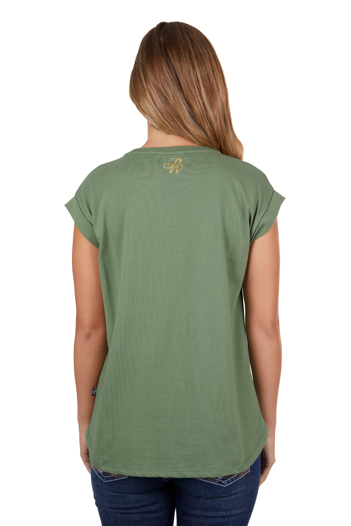 Pure Western Womens Kaylee Tank - Moss