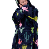 Pure Western Kids Cactus Snuggle Hoodie - Navy