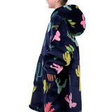 Pure Western Kids Cactus Snuggle Hoodie - Navy