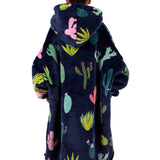 Pure Western Kids Cactus Snuggle Hoodie - Navy