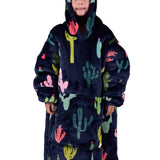 Pure Western Kids Cactus Snuggle Hoodie - Navy