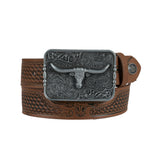 Pure Western Kids Colson Belt - Tan