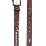 Pure Western Kids Miller Belt - Dark Tan