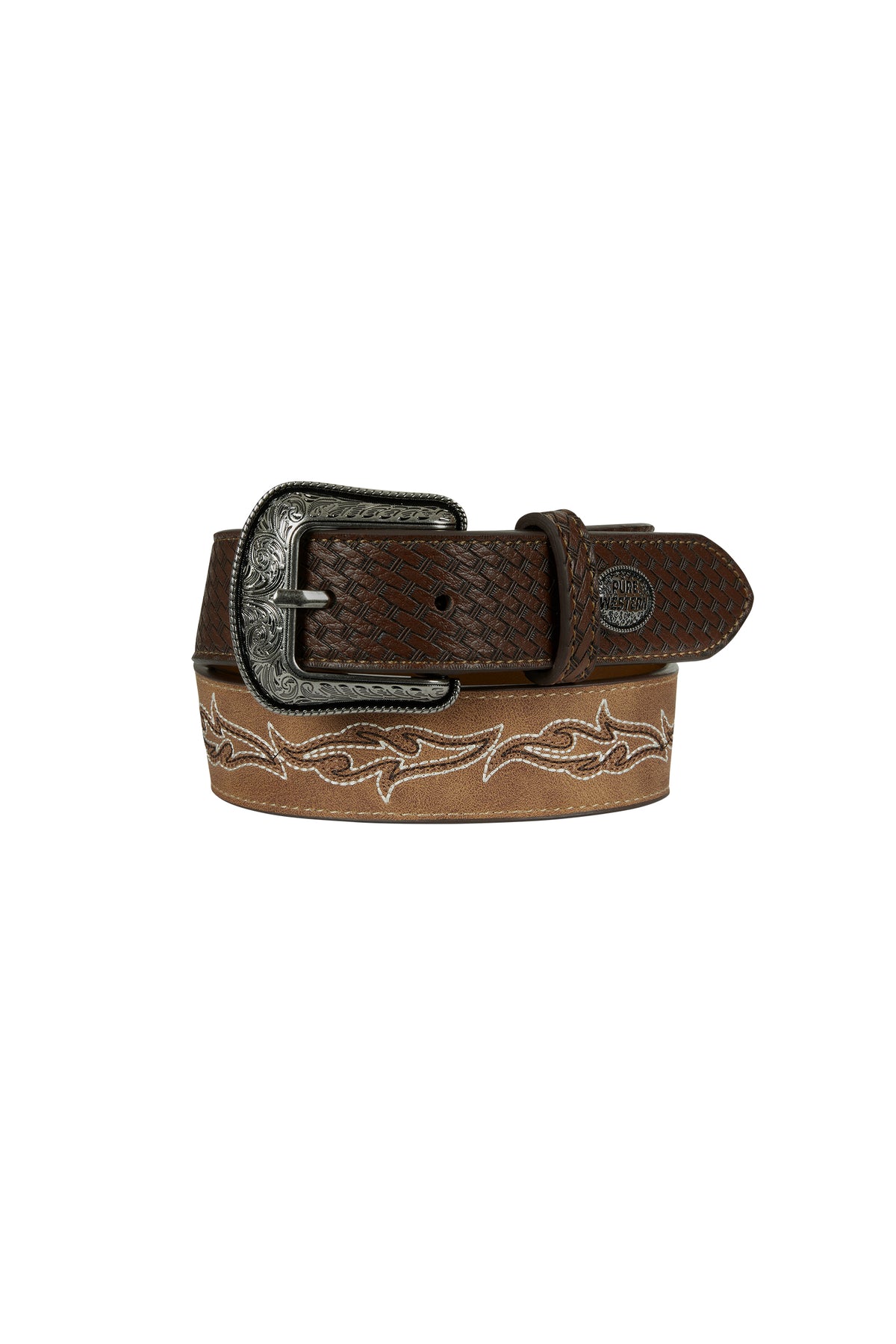 Pure Western Kids Wilson Belt - Tan