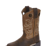 Pure Western Kids Lincoln Boot - Brown/Tan