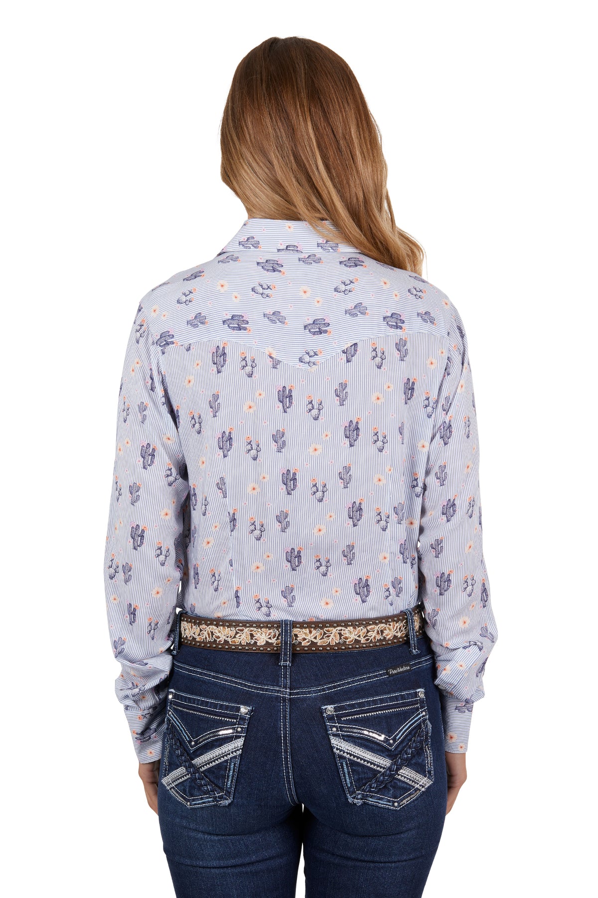 Pure Western Womens Mavis Shirt - Navy