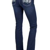 Pure Western Womens Meg Boot Cut Jean - Evening Sky