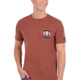 Pure Western Mens Joey Tee - Rust