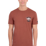 Pure Western Mens Joey Tee - Rust