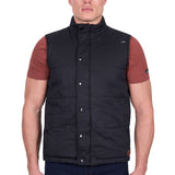 Pure Western Mens Trevor Reversible Vest - Charcoal