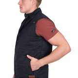 Pure Western Mens Trevor Reversible Vest - Charcoal