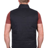 Pure Western Mens Trevor Reversible Vest - Charcoal