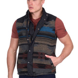 Pure Western Mens Trevor Reversible Vest - Charcoal