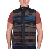 Pure Western Mens Trevor Reversible Vest - Charcoal