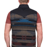 Pure Western Mens Trevor Reversible Vest - Charcoal