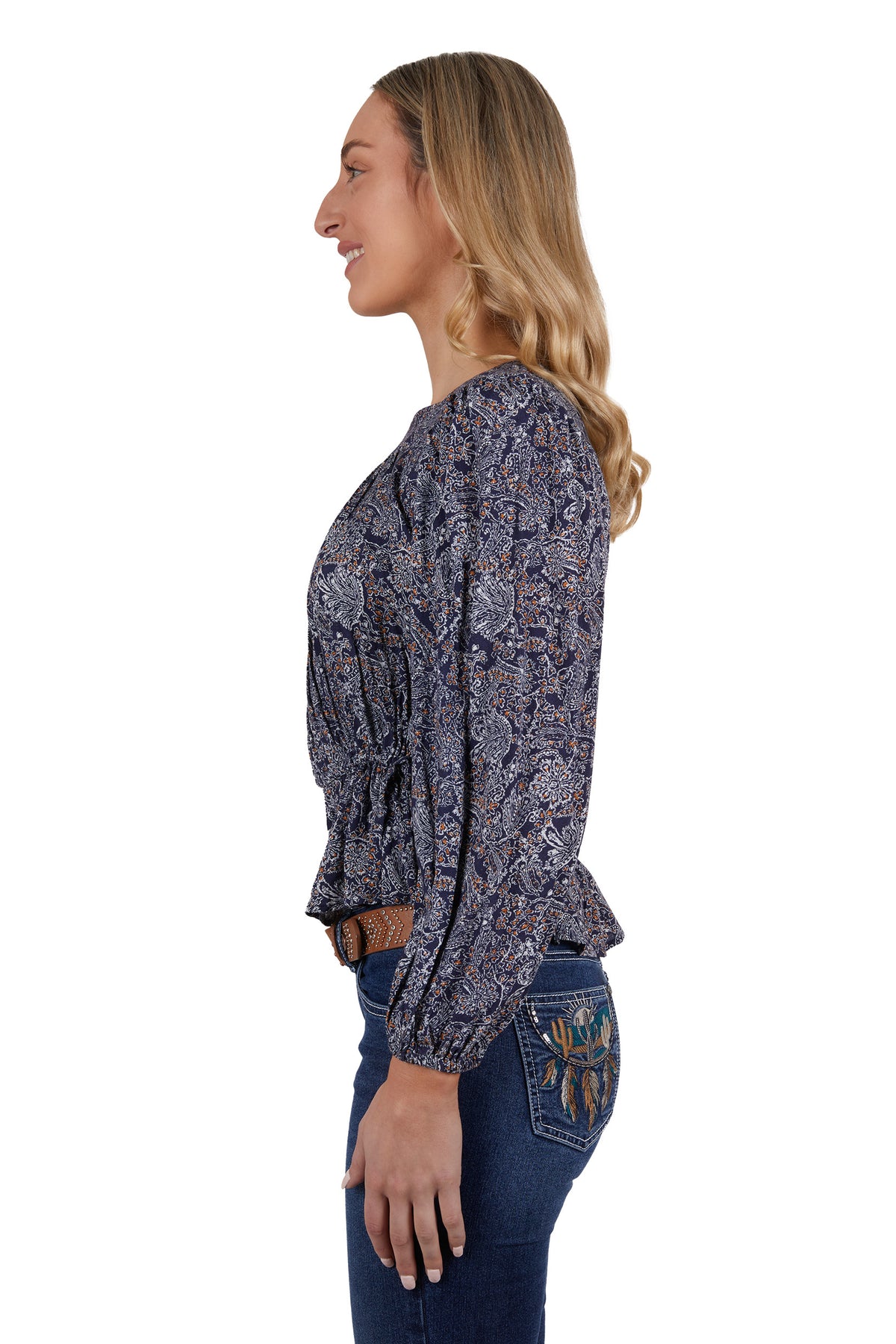 Pure Western Womens Misha Blouse - Multi