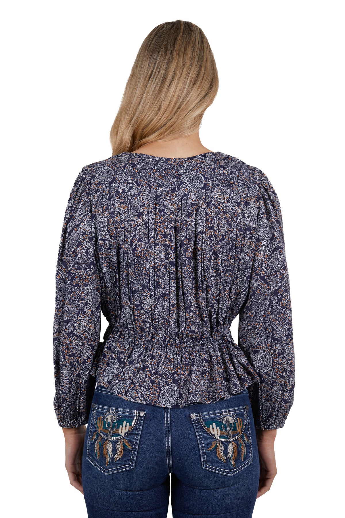 Pure Western Womens Misha Blouse - Multi