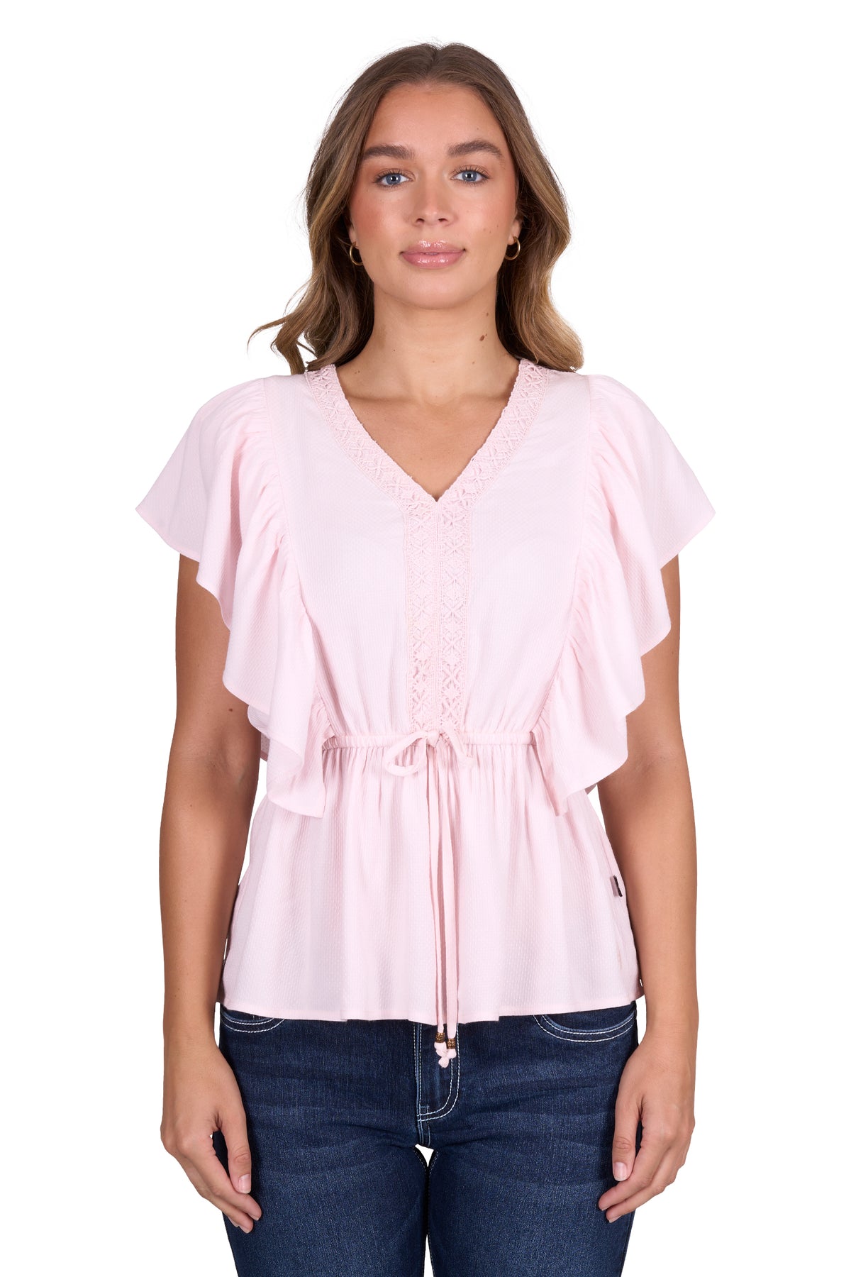 Pure Western Womens Nikita Blouse - Pink