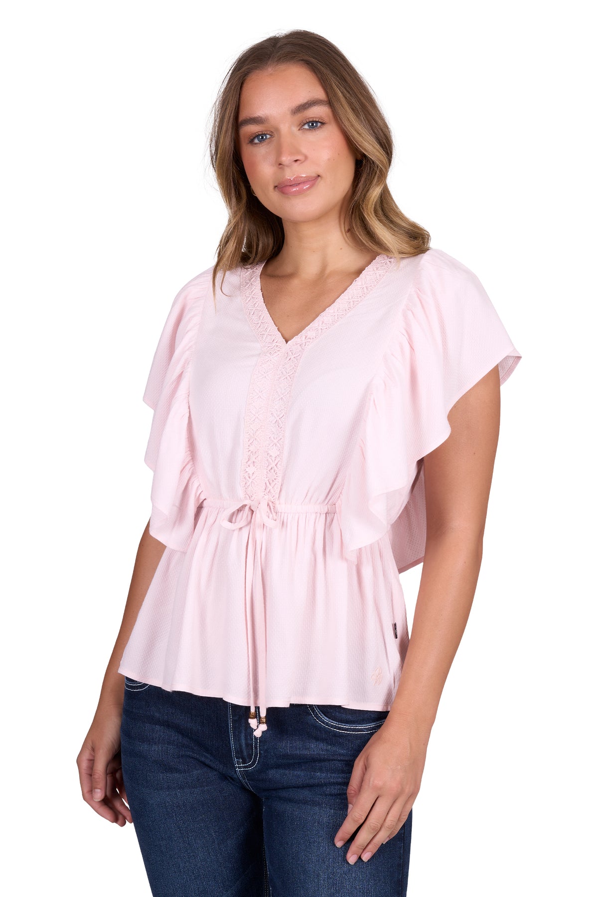 Pure Western Womens Nikita Blouse - Pink
