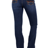 Pure Western Womens Ola Relaxed Rider Jean - Evening Sky